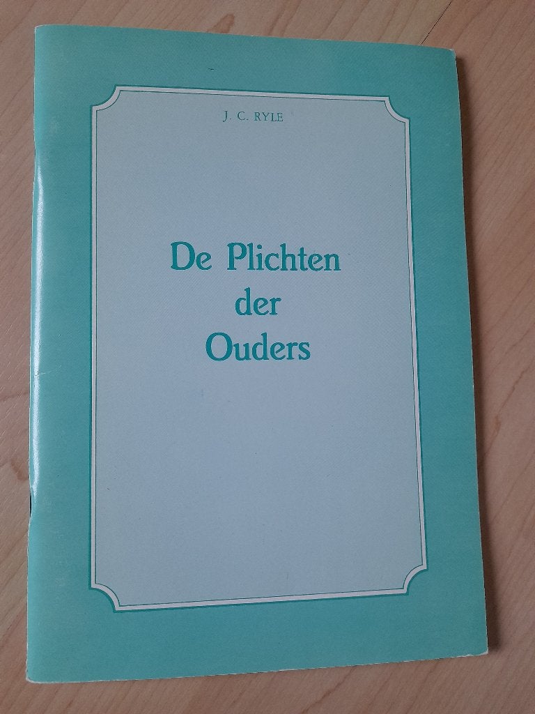 LICHTEN DER OUDERS JC Ryle, Ophalen of Verzenden, Zo goed als nieuw