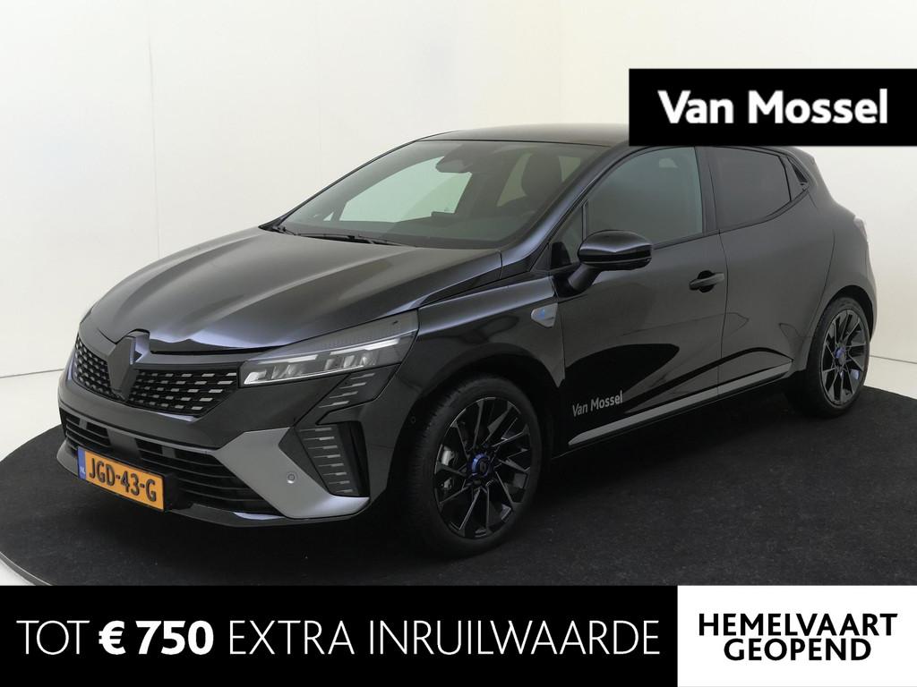 Renault Clio 1.6 E-Tech Full Hybrid 145 PK esprit Alpine Aut, Auto's, Euro 6, Leder en Stof, Zwart, Origineel Nederlands