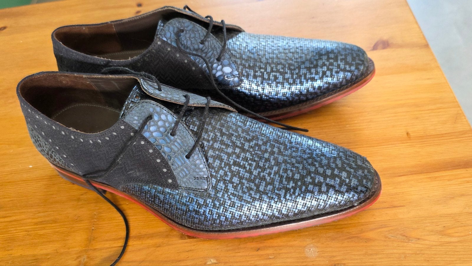 Van Bommel Herenschoenen maat 9, Blauw, Floris van Bommel, Nieuw, Ophalen of Verzenden