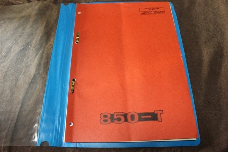 Moto Guzzi 850-T motorcycle parts list, Ophalen of Verzenden, Moto Guzzi