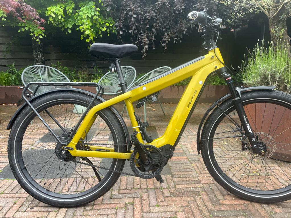 Riese & Müller E-bike, Fietsen en Brommers, Elektrische fietsen, Gebruikt, Riese & Müller, 55 tot 59 cm, 50 km per accu of meer