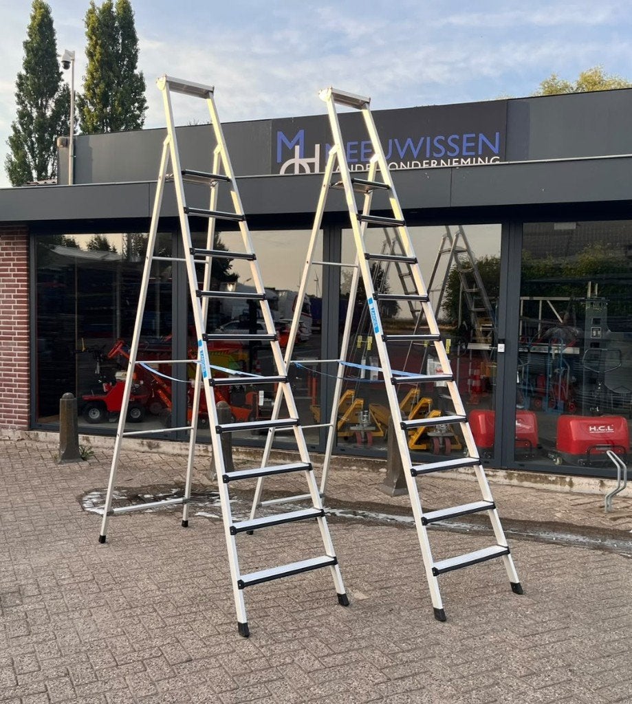 Zarges platformtrap/industrietrap XLstep S 10 treden 2490MM, Ophalen, Nieuw, Trap, 4 meter of meer