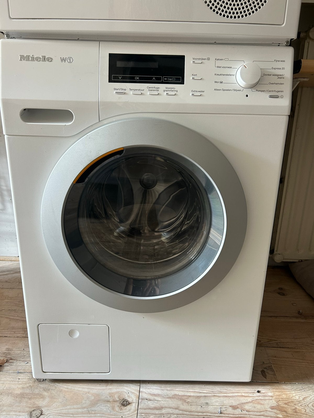 Miele W1 WKB130 WPS Wasmachine 8kg 1600 toeren, Ophalen, 6 tot 8 kg, Gebruikt, 1600 toeren of meer