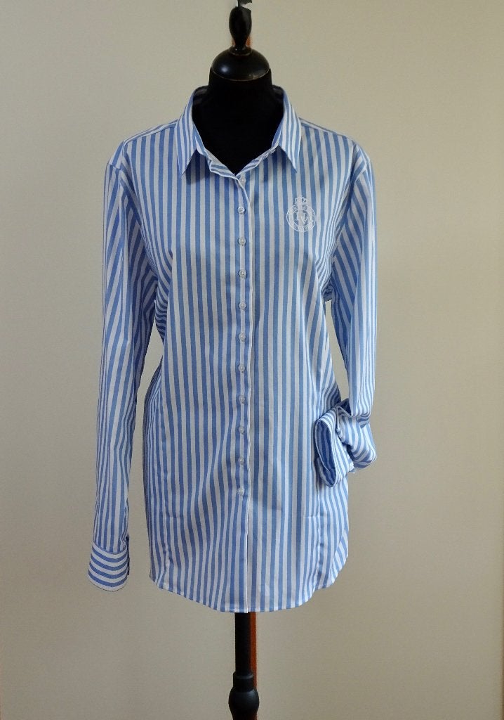 HV Society blouse maat 44, Blauw, HV Society, Maat 42/44 (L), Nieuw