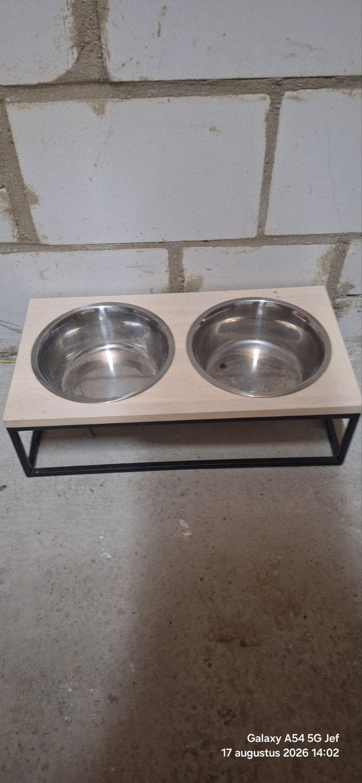 honden voerbak, Ophalen, Gebruikt