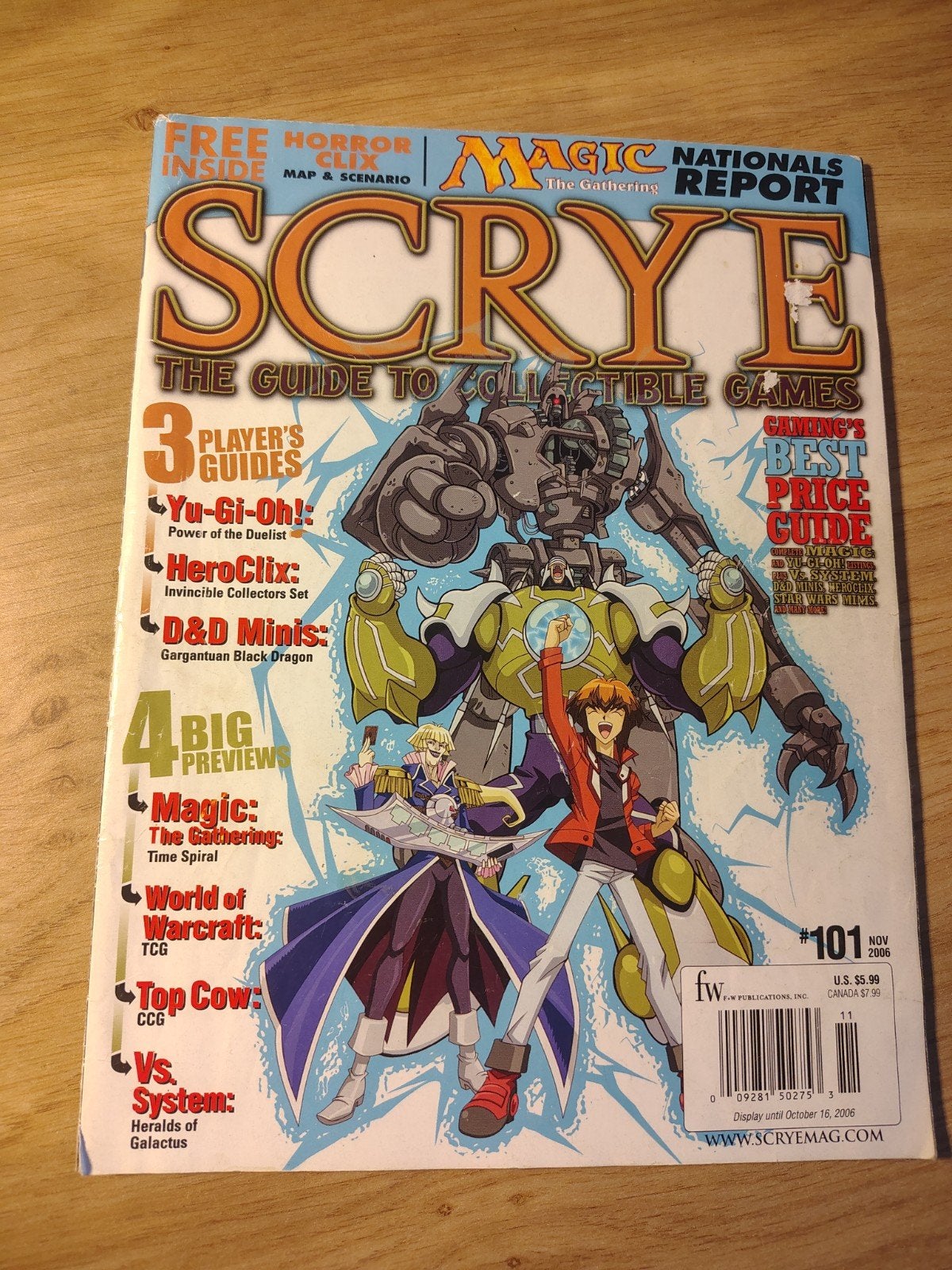 Scrye #101, Eén comic, Ophalen of Verzenden, Zo goed als nieuw, Amerika