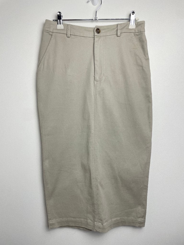 Henrik Vibskov beige kokerrok stretch maat XS, Henrik Vibskov, Henrik Vibskov, Beige, Ophalen of Verzenden