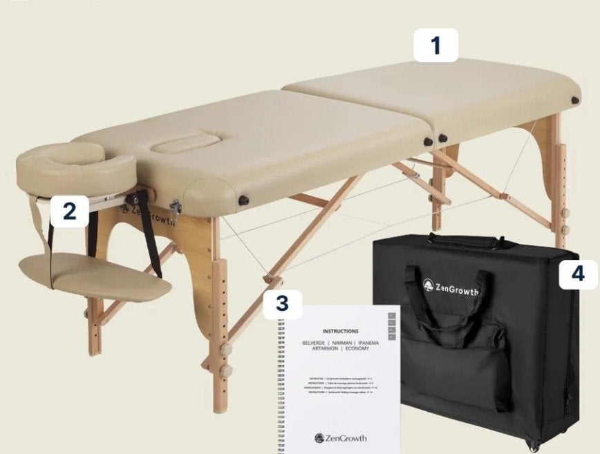 Opvouwbare massagetafel, zo goed als nieuw, Sport en Fitness, Massageproducten, Zo goed als nieuw, Massagetafel, Ophalen of Verzenden