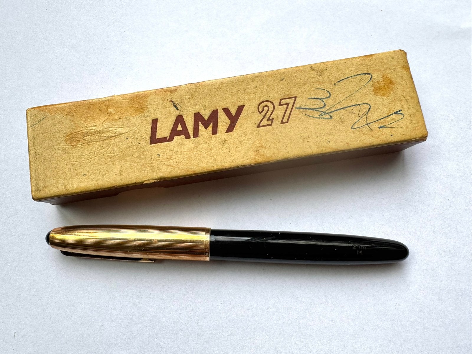 Lamy 27 vintage vulpen met originele doos - jaren 50/60, Verzamelen, Pennenverzamelingen, Ophalen of Verzenden, Gebruikt