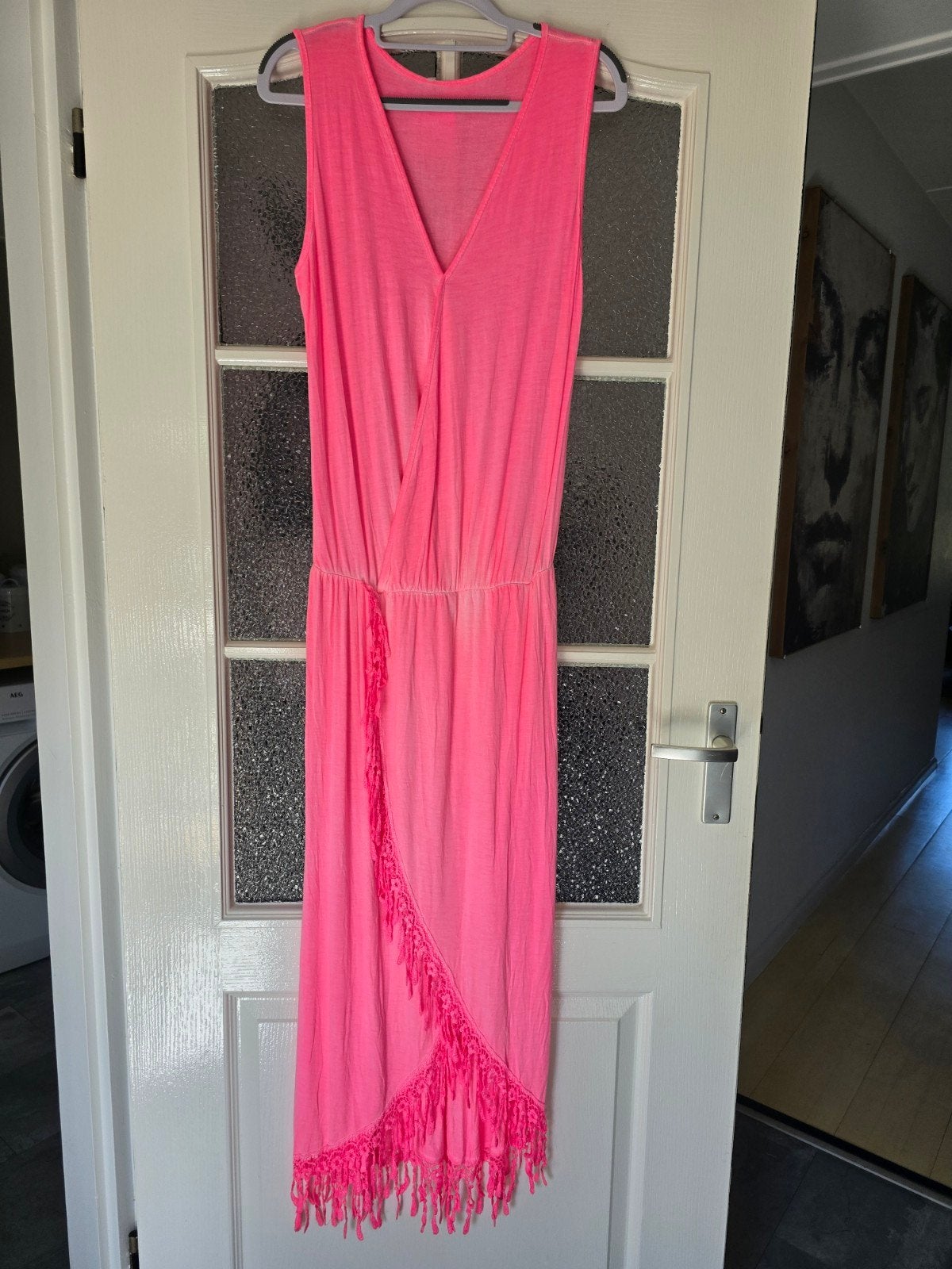 Nieuw ibiza style jurk neon roze 38 40 42 44 SALE, Maat 42/44 (L), Nieuw, Ophalen of Verzenden, Roze