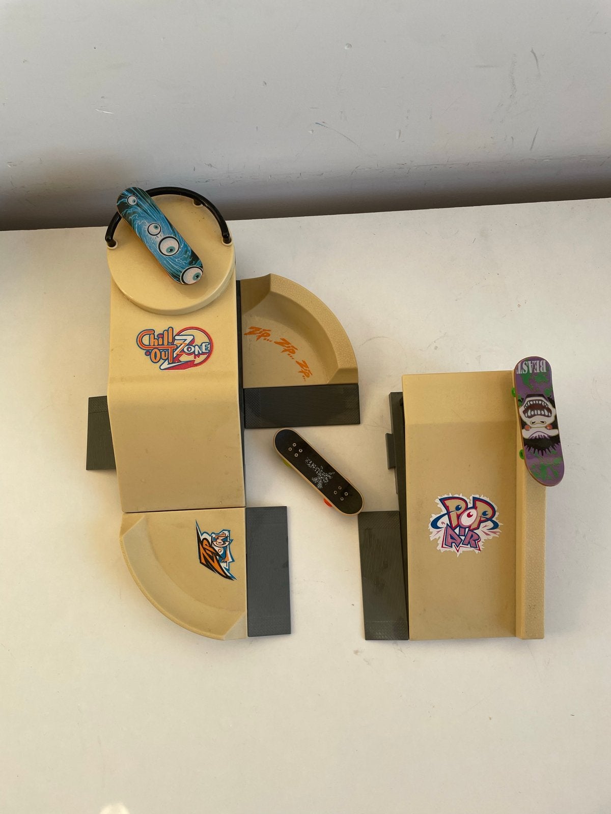 Tech Deck Skatepark met 3 Fingerboards, Ophalen of Verzenden, Zo goed als nieuw, Jongen of Meisje