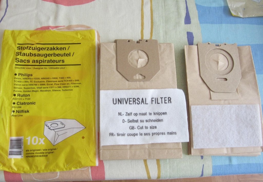 stofzuigerzakken Philips, Ruton, Clatronic, Nilfisk, Witgoed en Apparatuur, Onderdelen en Toebehoren, Ophalen of Verzenden, Nieuw