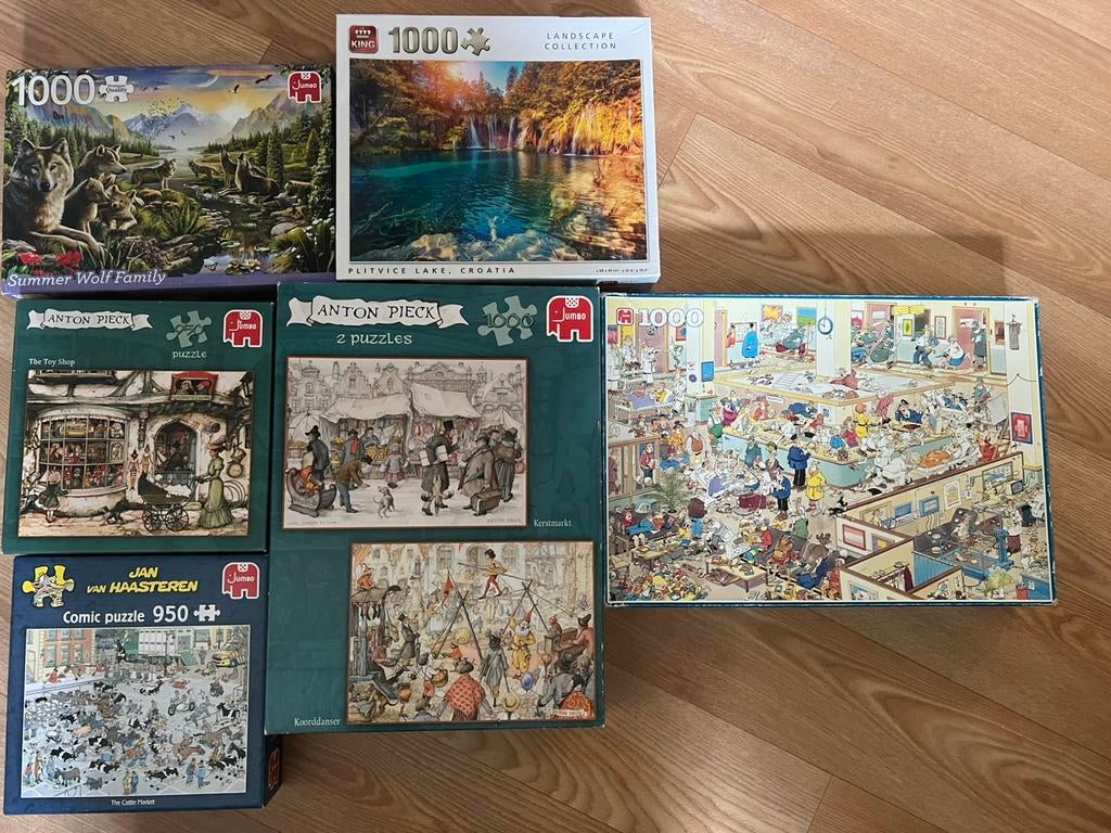 Diverse puzzels 950-1000 stukjes, Hobby en Vrije tijd, Denksport en Puzzels, Ophalen, 500 t/m 1500 stukjes, Gebruikt, Legpuzzel