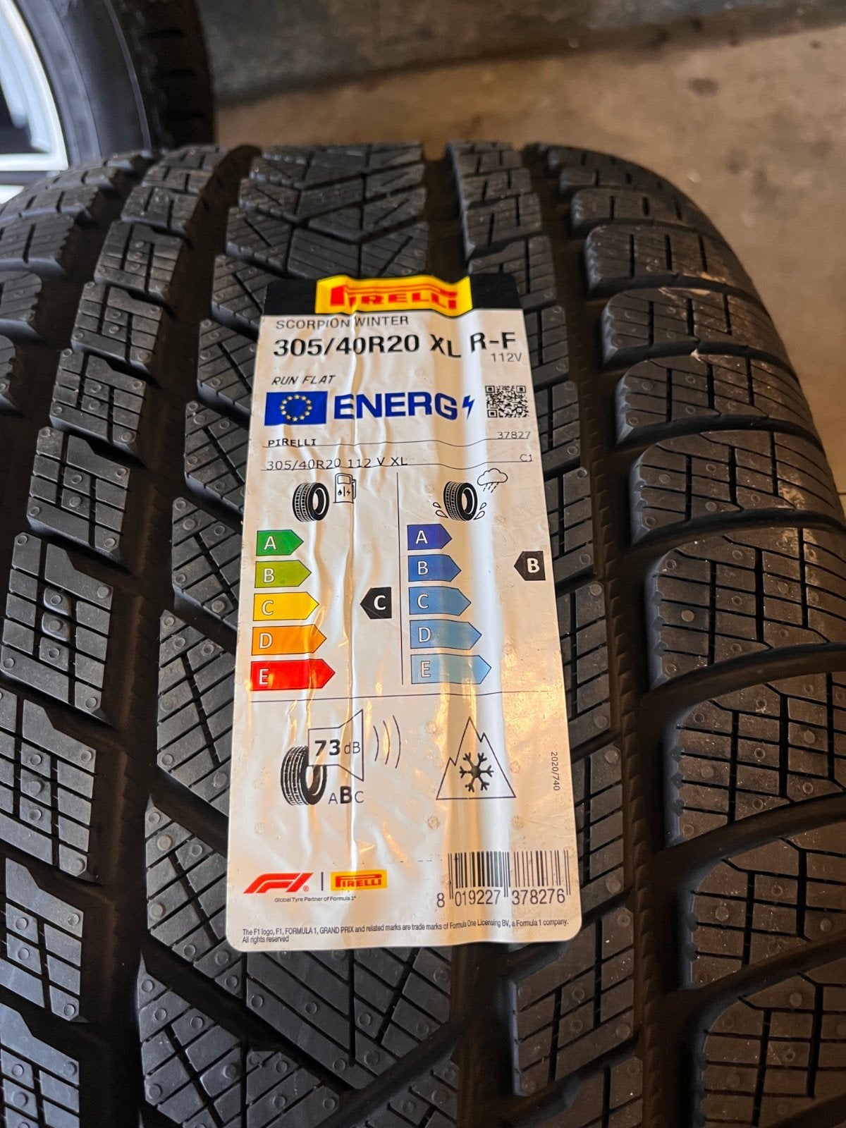 20" 740M Originele BMW X5 G05 Winterset Pirelli TPMS, 275 mm, Banden en Velgen, Nieuw, 2289CC