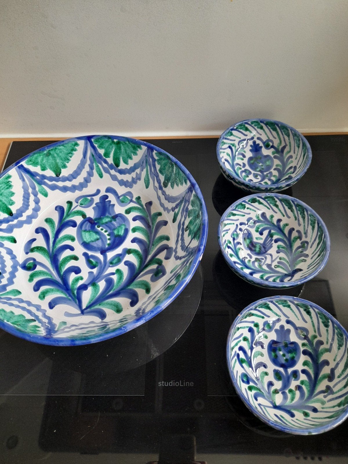 Keramische schalen set - fajalauza Granada, Ophalen