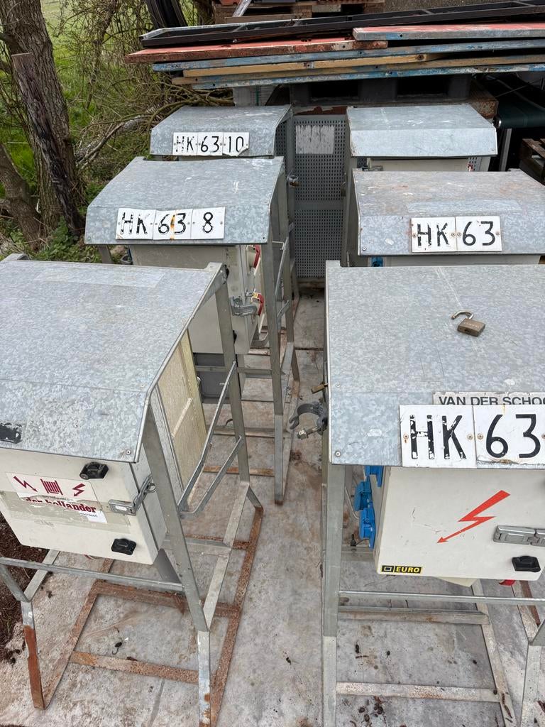 Partij of los Bouwstroomkasten bouwkast elektra kast, Ophalen of Verzenden, Gebruikt, Overige typen