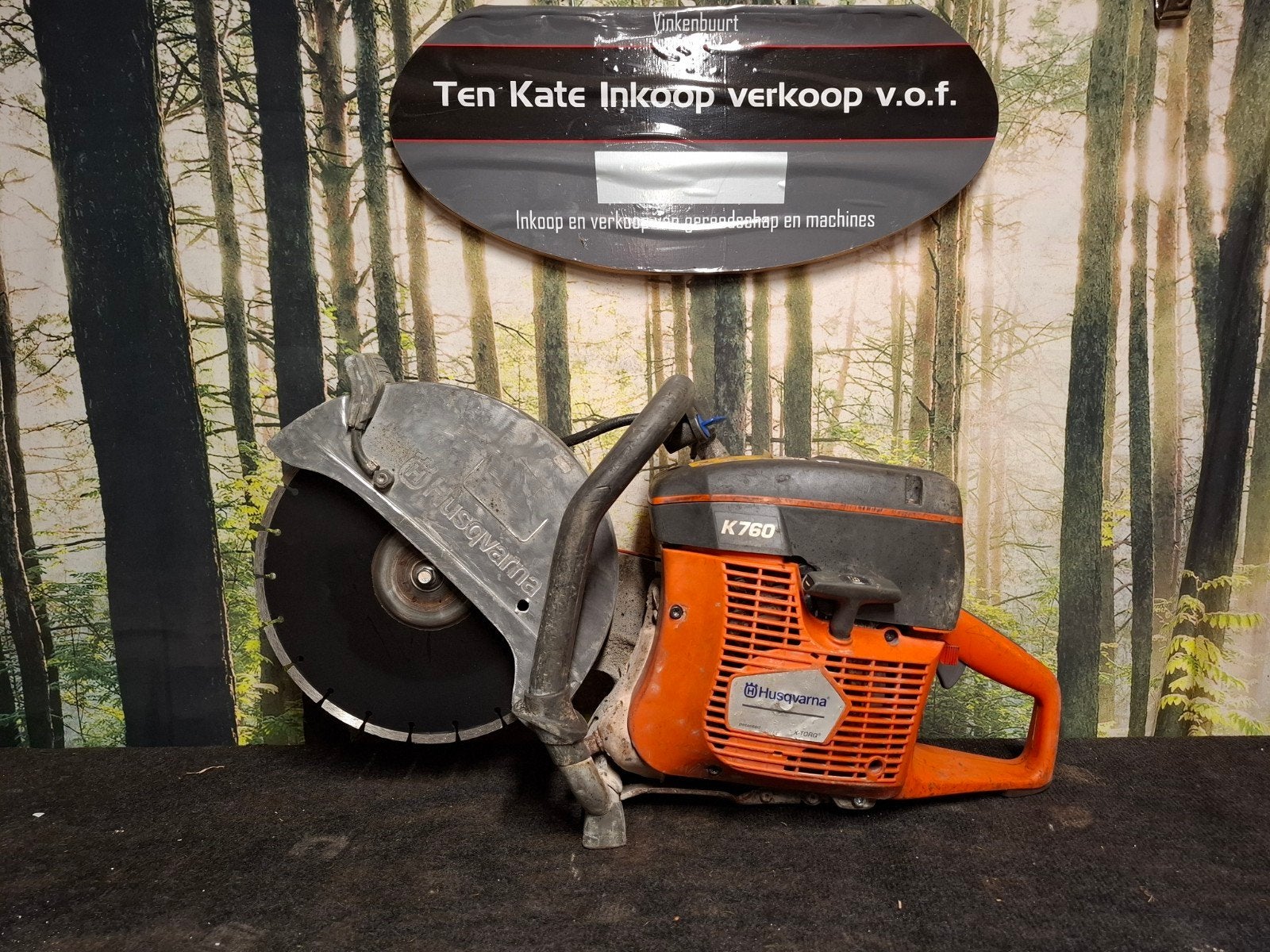 Husqvarna bandenzaag doorslijper k760 300mm, Tuin en Terras, Ophalen, Gebruikt, HUSQVARNA