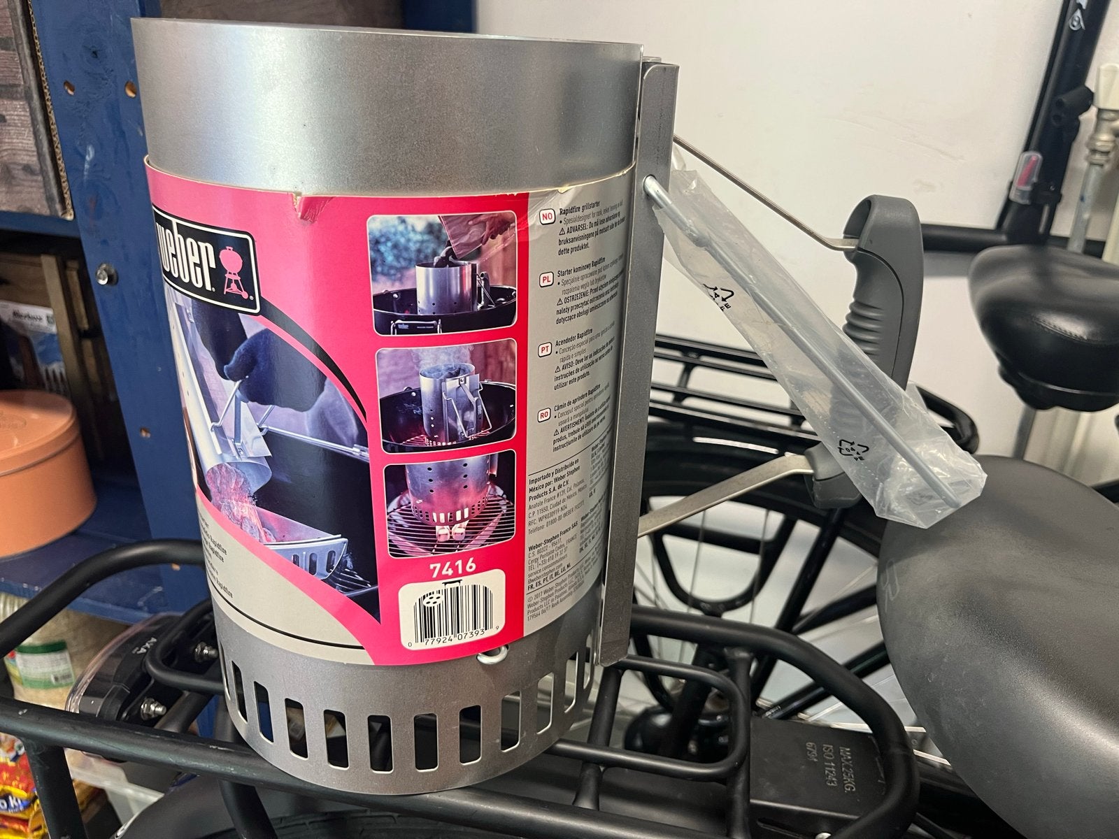 Weber Rapidfire Houtskoolstarter - Nieuw in doos, Ophalen of Verzenden, Nieuw