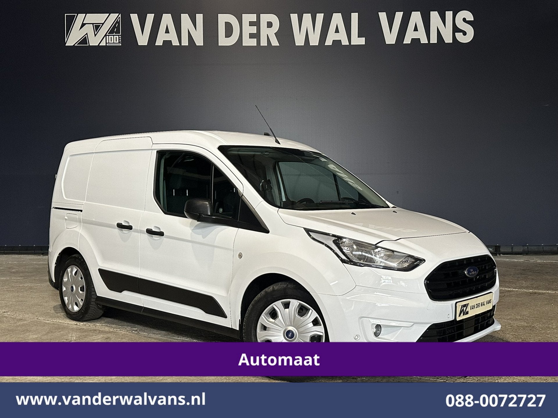 Ford Transit Connect 1.5 EcoBlue 120pk Automaat L1H1 Euro6 A, Auto's, Dealer onderhouden, Stof, 4 cilinders, Wit