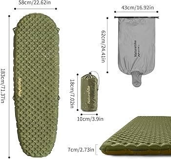 2 stuks mummy opblaasbare slaapmatten, Ophalen of Verzenden