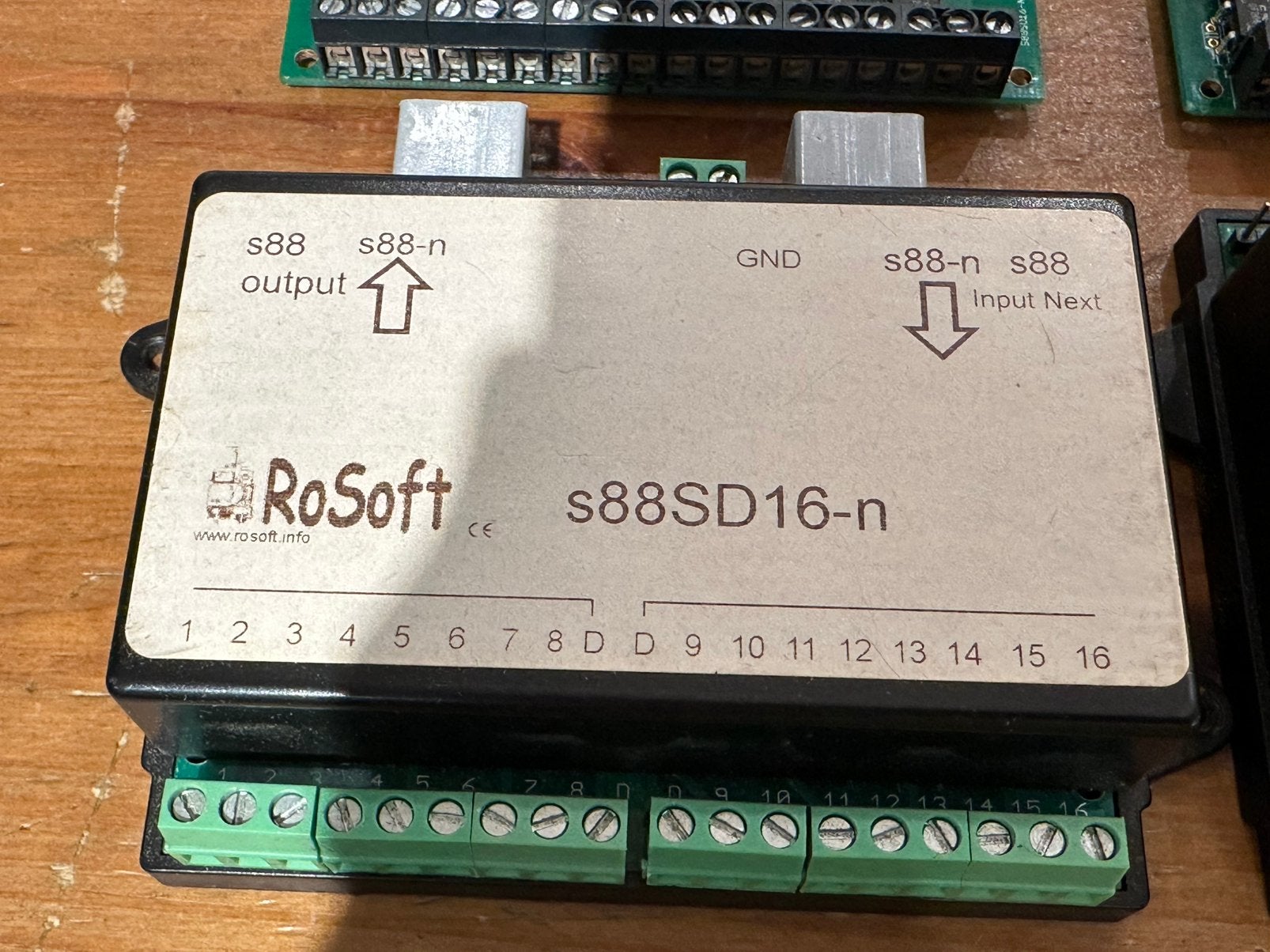 Rosoft 9 x S88SD16-n bezetmelder in prima staat, Overige merken, Gelijkstroom, -, -