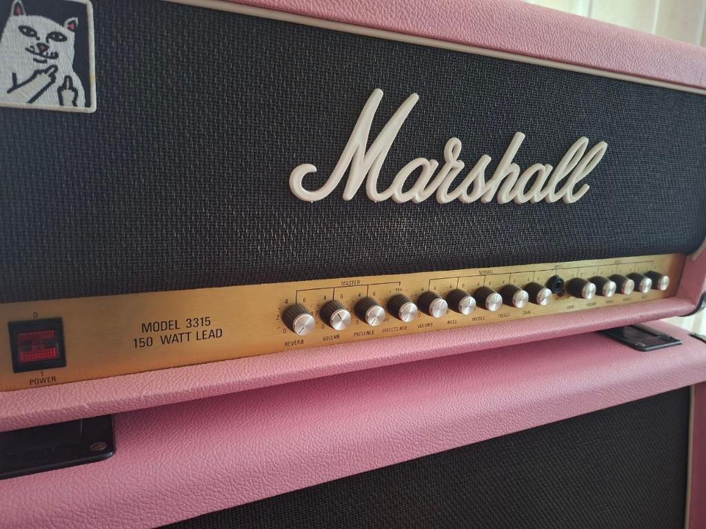 custom marshall 3315 full stack, Ophalen, Gebruikt, Gitaar, 100 watt of meer