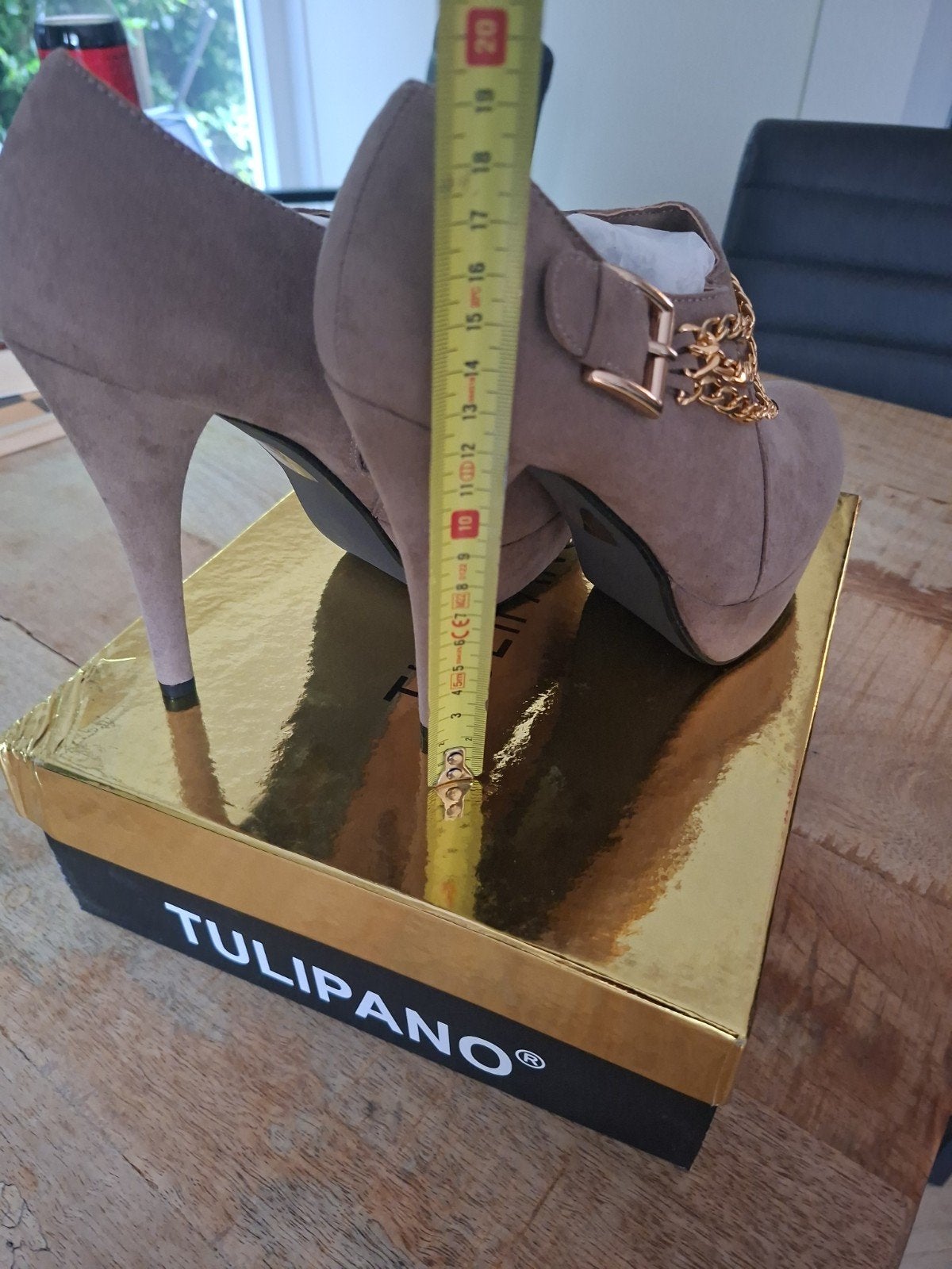 Tulipano Enkellaarsjes met Ketting - Maat 38, Kleding | Dames, Schoenen, Bruin, Lage of Enkellaarzen, Nieuw, Ophalen of Verzenden