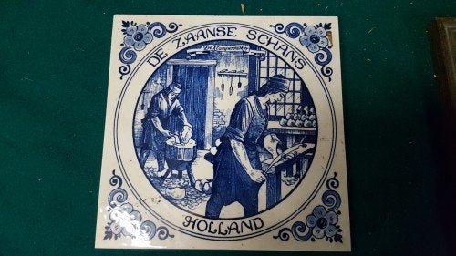 Wandtegels 2 stuks: 1x Napoleon Cafe Restaurant en 1x De Zaa, Ophalen of Verzenden, 'T Olde Gre-j, Info@toldegrej.nl, Endepoelstraat 20f Didam
