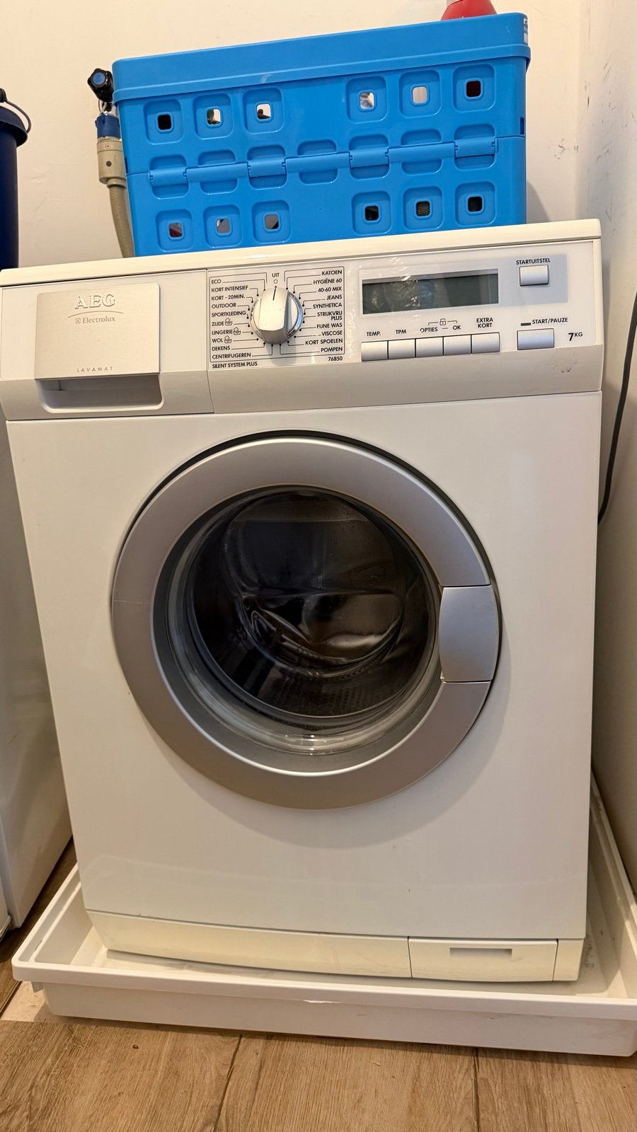 AEG Lavamat L76850 Wasmachine - 7kg, Voorlader, Ophalen, Gebruikt, Voorlader, 85 tot 90 cm