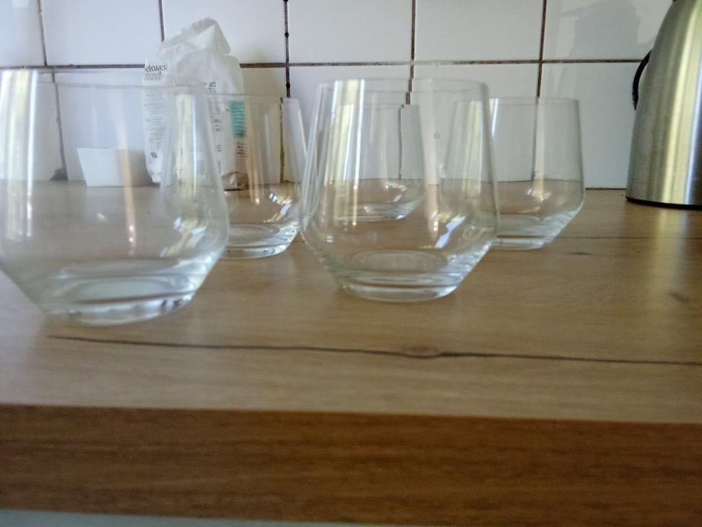 Vivo Villeroy en Boch 5 waterglazen, Huis en Inrichting, Keuken | Servies, Ophalen, Glas of Glazen, Overige stijlen, Glas