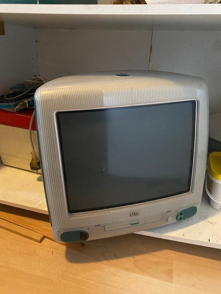 Vintage iMac computer, Ophalen, Apple