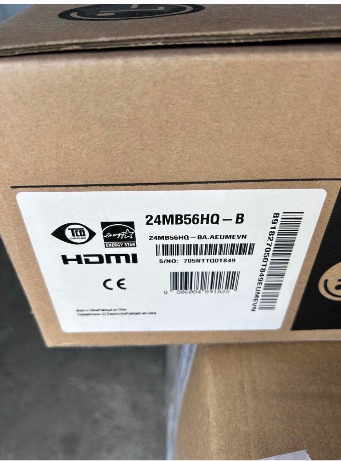 Nieuwe LG 24MB56HQ-B IPS LED Monitor 24 inch, Ophalen of Verzenden, Nieuw, HDMI, IPS