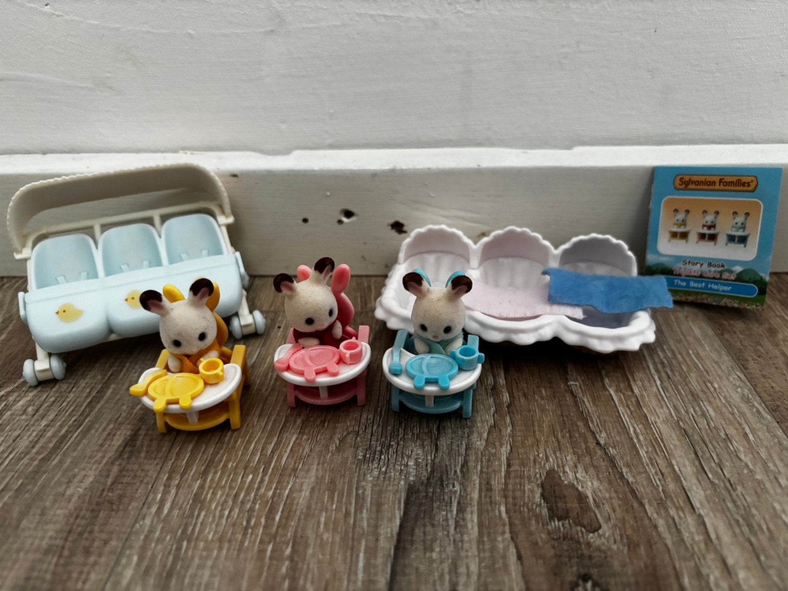 Sylvanian  Familys babys met accesoires, 1 speler, Ophalen of Verzenden, Zo goed als nieuw, Vanaf 3 jaar