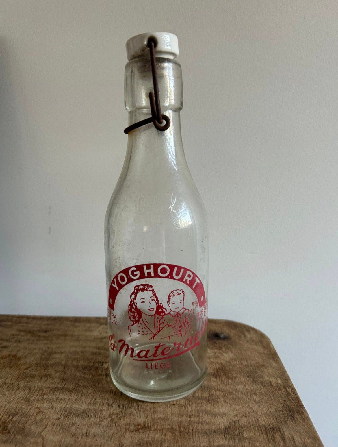 Vintage Belgische melkfles, Antiek en Kunst, Ophalen of Verzenden