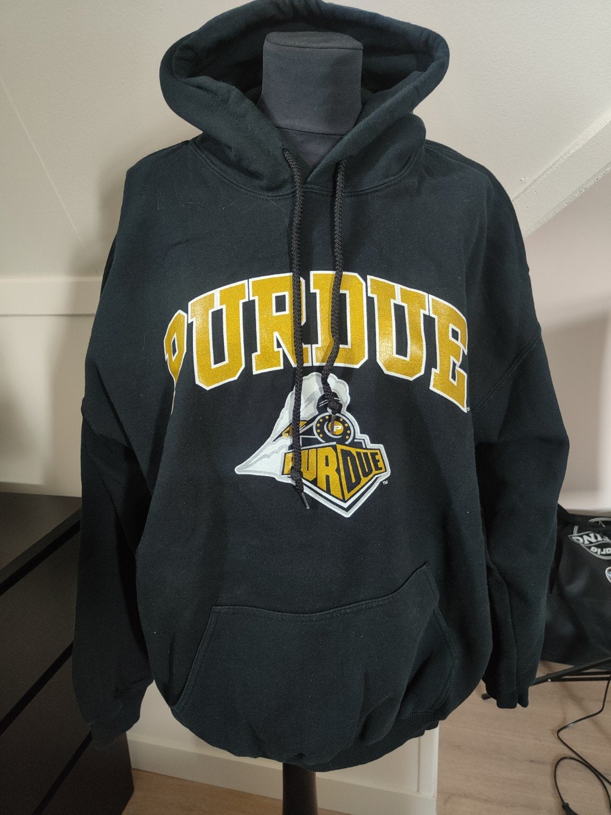 Purdue Hoodie Zwart - Comfortabele Trui met Capuchon, Zwart, Maat 56/58 (XL), Ophalen of Verzenden, Purdue
