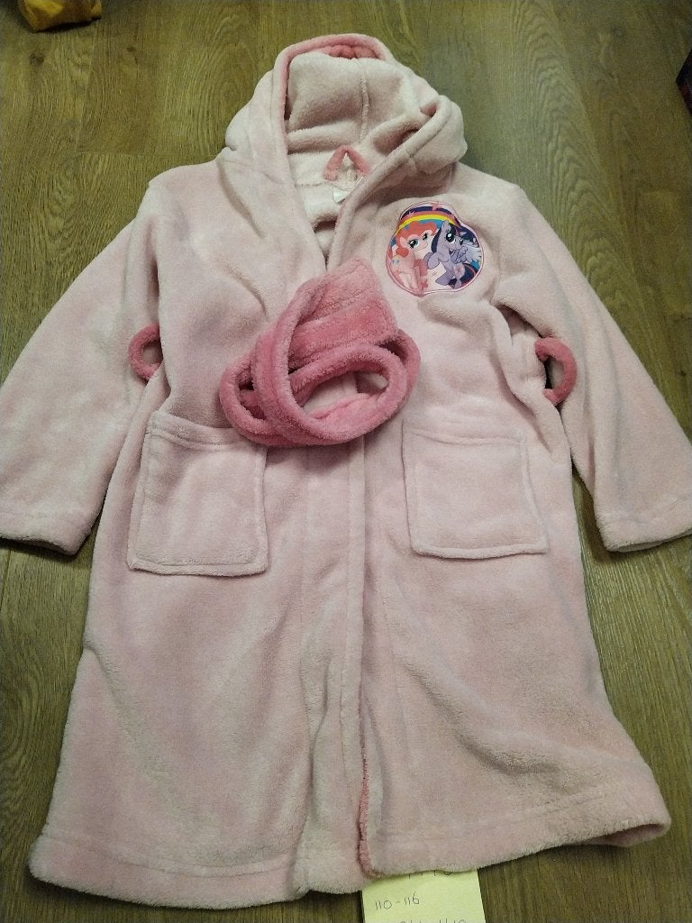 Roze badjas my little pony maat 110 - 116, Ophalen of Verzenden, Gebruikt, Meisje, Nacht- of Onderkleding