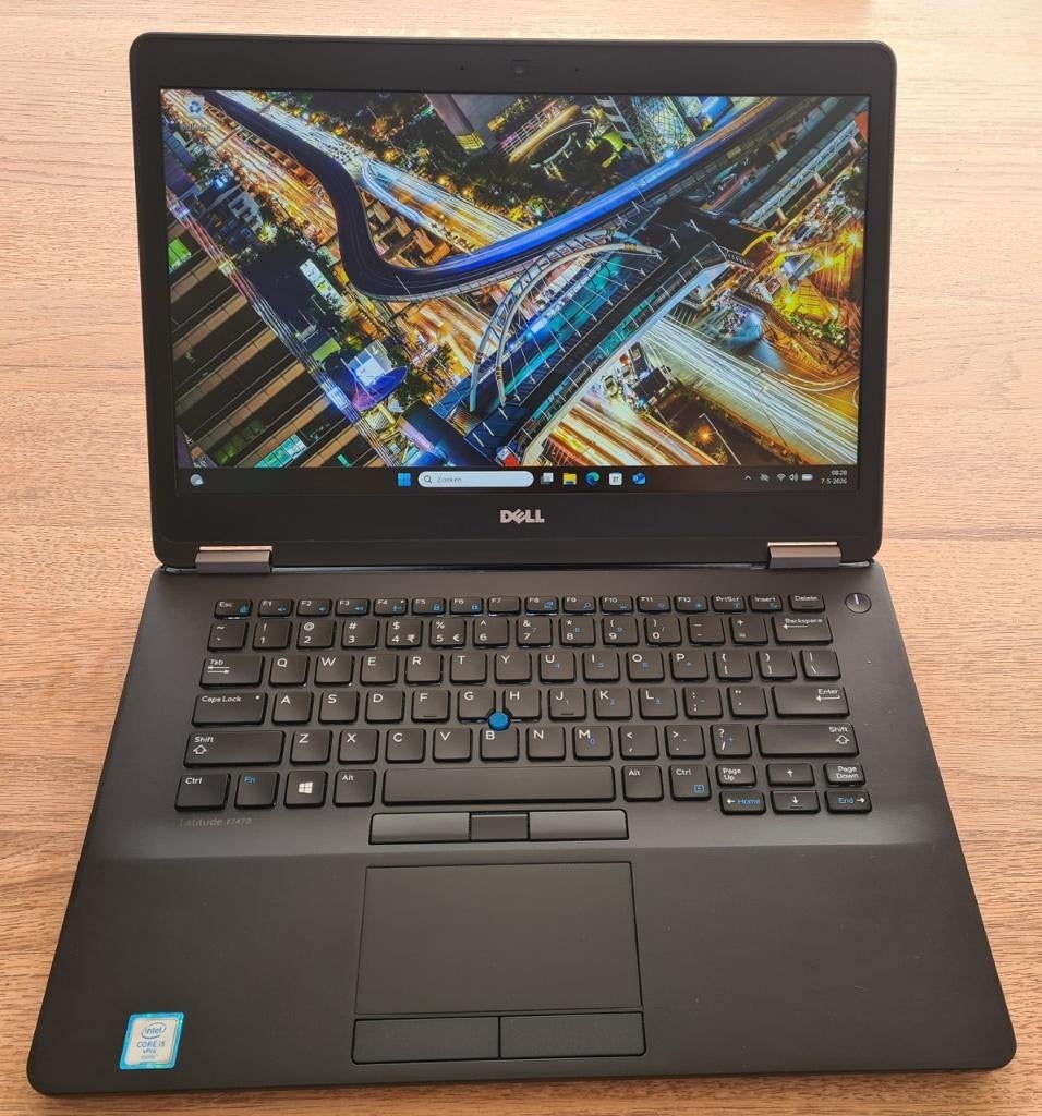 Dell latitude 7470, Win 11, SSD 450Gb, 14", i5, 8 Gb, Gebruikt, 2 tot 3 Ghz, Qwerty, 8 GB