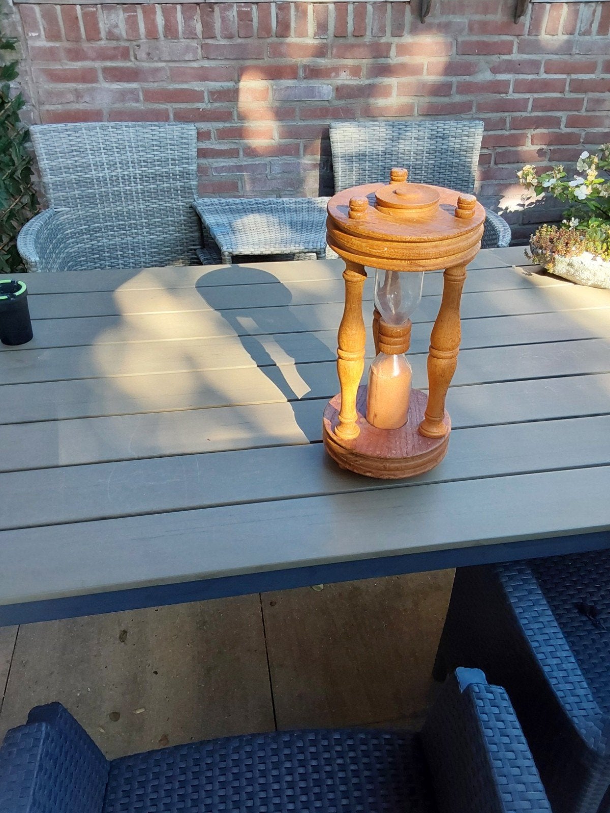 Zandloper, Ophalen of Verzenden, Gebruikt, Hout