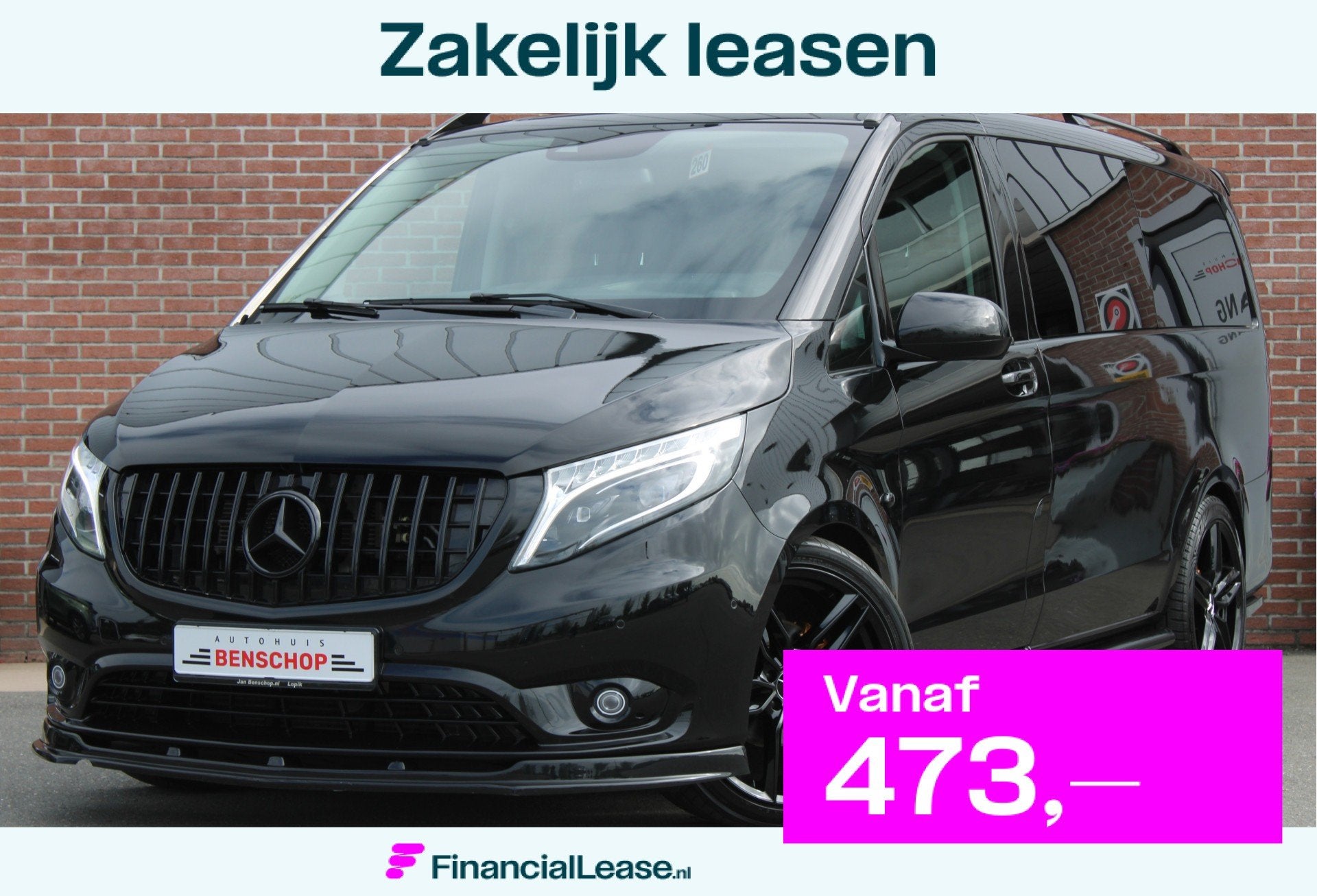 Mercedes-Benz Vito 114 CDI 136PK Lang DC |AMG-STYLE|20-INCH|, Automaat, Gebruikt, 4 cilinders, Zwart
