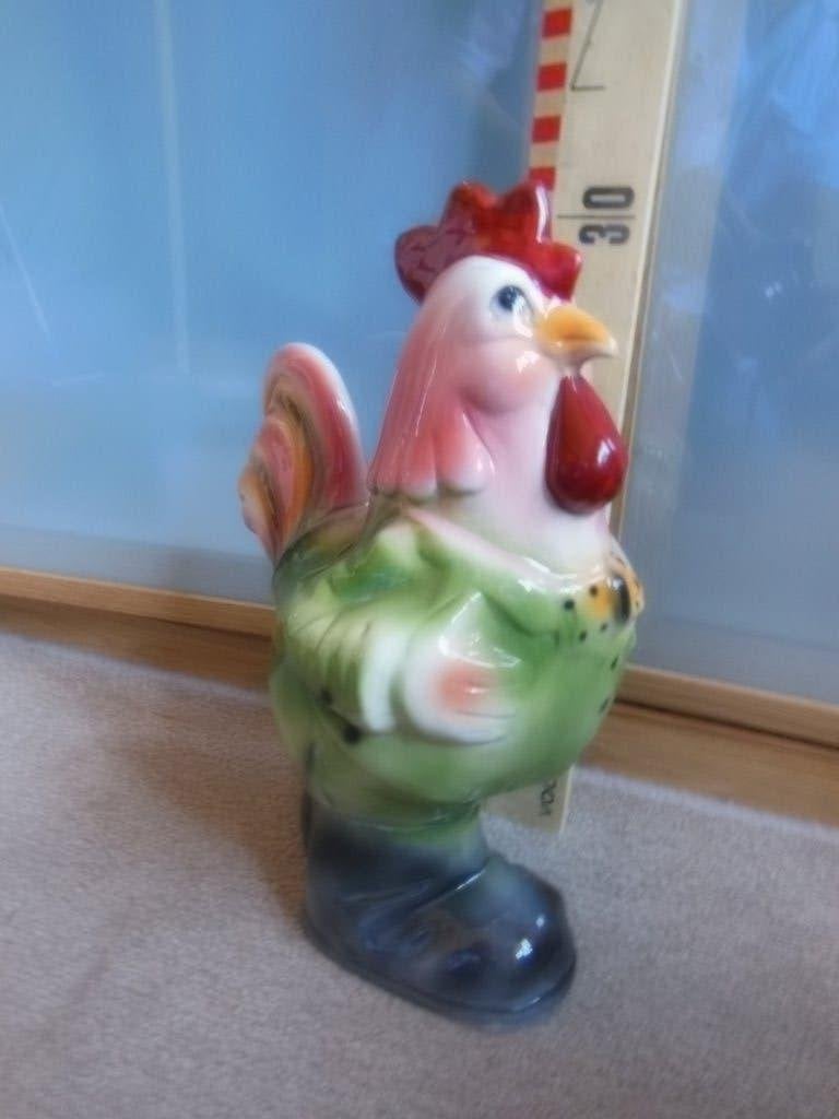SPAARPOT  HAAN -  ZGAN -  Keramiek  - 30 cm hoog, Meerkleurig, Ophalen of Verzenden, Steen/keramiek, Klassiek