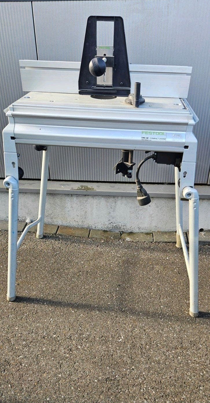 Festool CMS-GE Werktafel met CMS-OF Freestafelmodule, Ophalen, Gebruikt, Bovenfrees, Festool