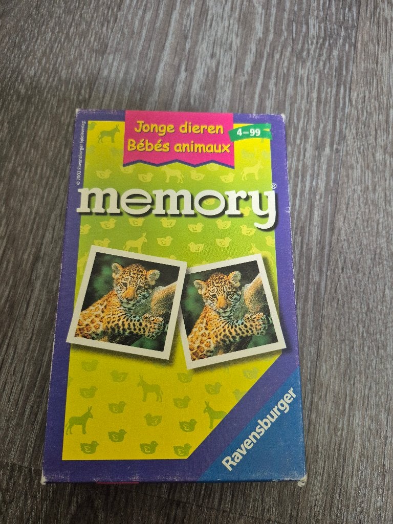 Dieren Memory, Een of twee spelers, Ophalen of Verzenden, Gebruikt, Ravensburger
