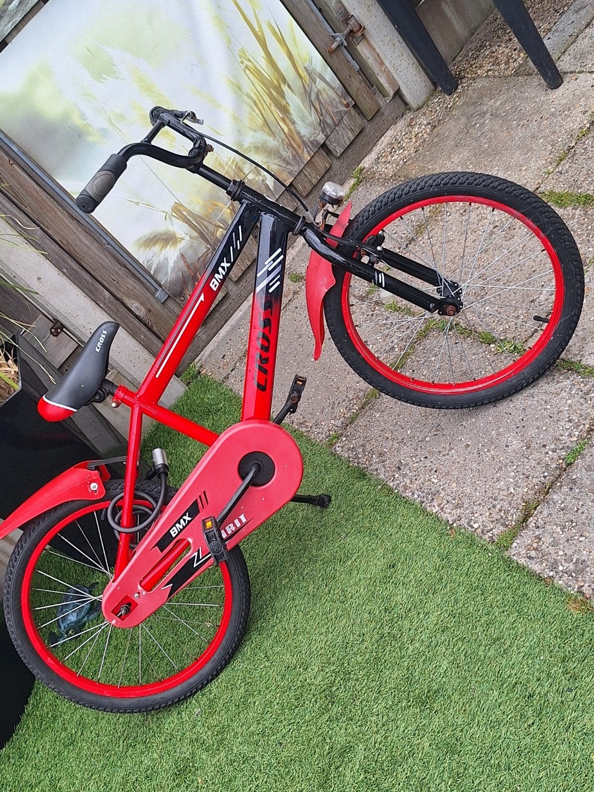 Crosfiets 20 inch - Cross Spirit BMX, Fietsen en Brommers, Fietsen | Crossfietsen en BMX, Ophalen, Staal, Velgrem, Cross Spirit
