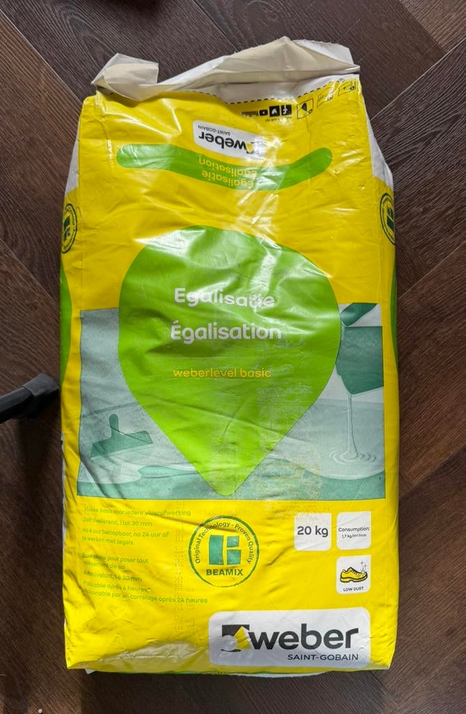 Egalisatie weber, Ophalen, Zo goed als nieuw