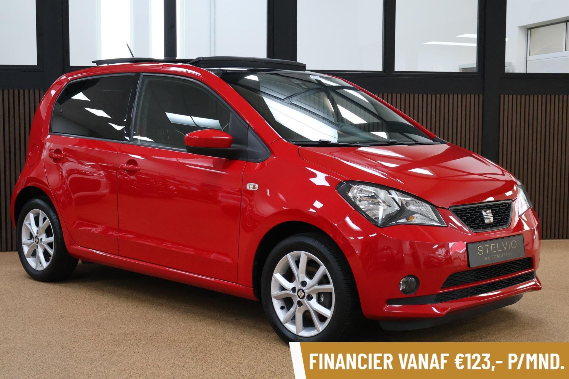 SEAT Mii Sport Connect | Airco | Pano |Sport Uitvoering!, Voorwielaandrijving, Stof, Gebruikt, Met garantie (alle)