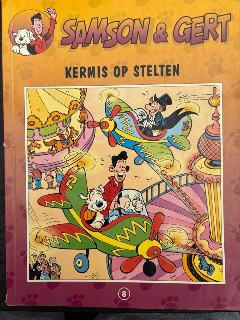 Samson & Gert - Kermis op Stelten (Stripboek 8), Eén stripboek, Ophalen of Verzenden, Gelezen