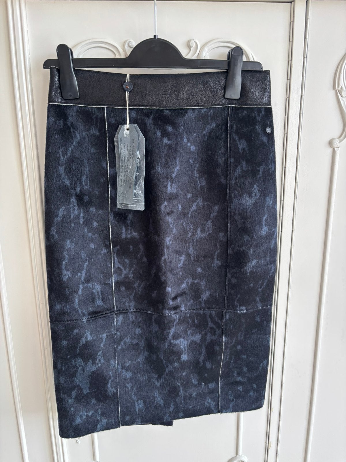 Nieuw zwart blauw koker rok Garcia maat XS, Overige kleuren, Nieuw, Ophalen of Verzenden, Maat 34 (XS) of kleiner