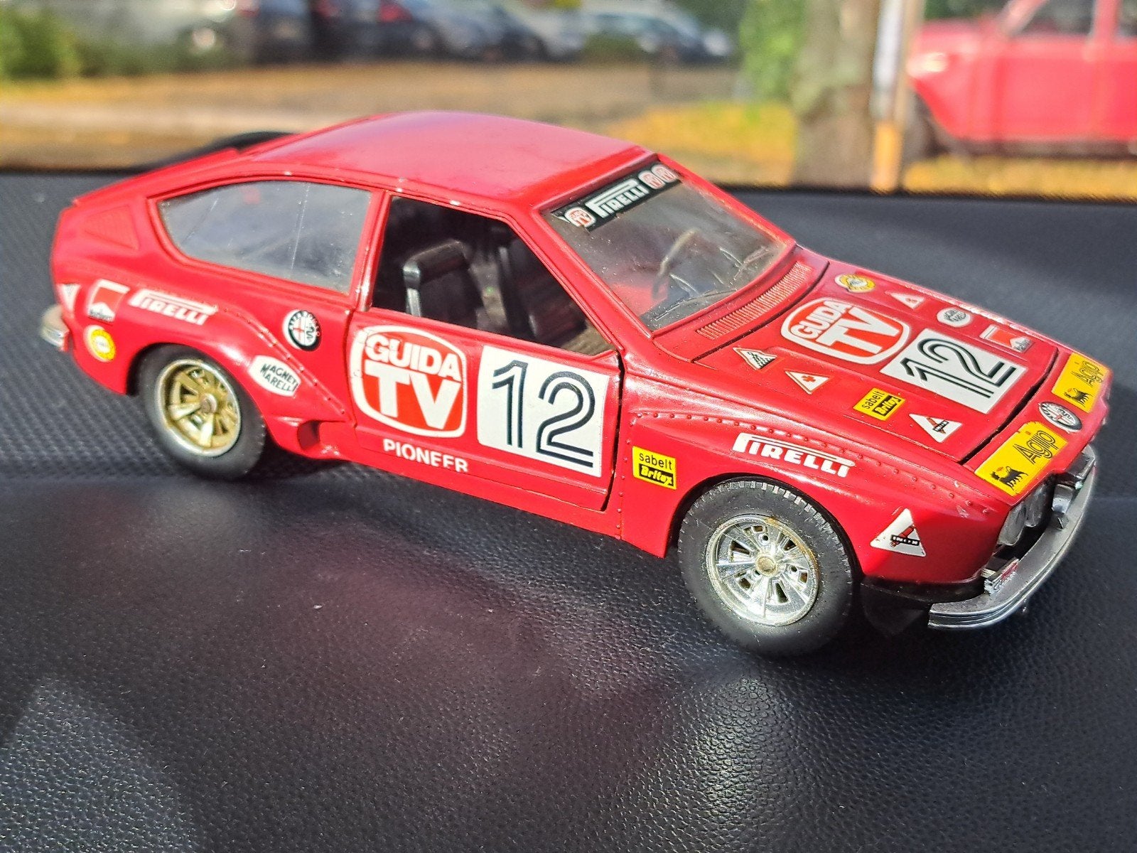 Alfa Romeo Alfetta GTV Burago - Mooie staat, Ophalen of Verzenden, Gebruikt, Auto, Overige merken