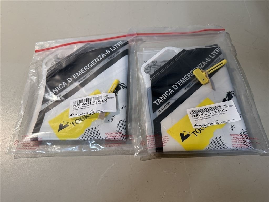 Touratech Opvouwbare Noodbrandstofzak 8L, Ophalen of Verzenden, Nieuw