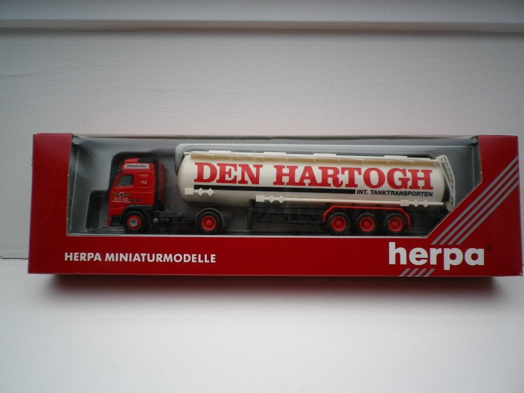 Herpa Volvo FH silo trailer Den Hartogh. Nieuw, Ophalen of Verzenden, Nieuw, Bus of Vrachtwagen, Herpa